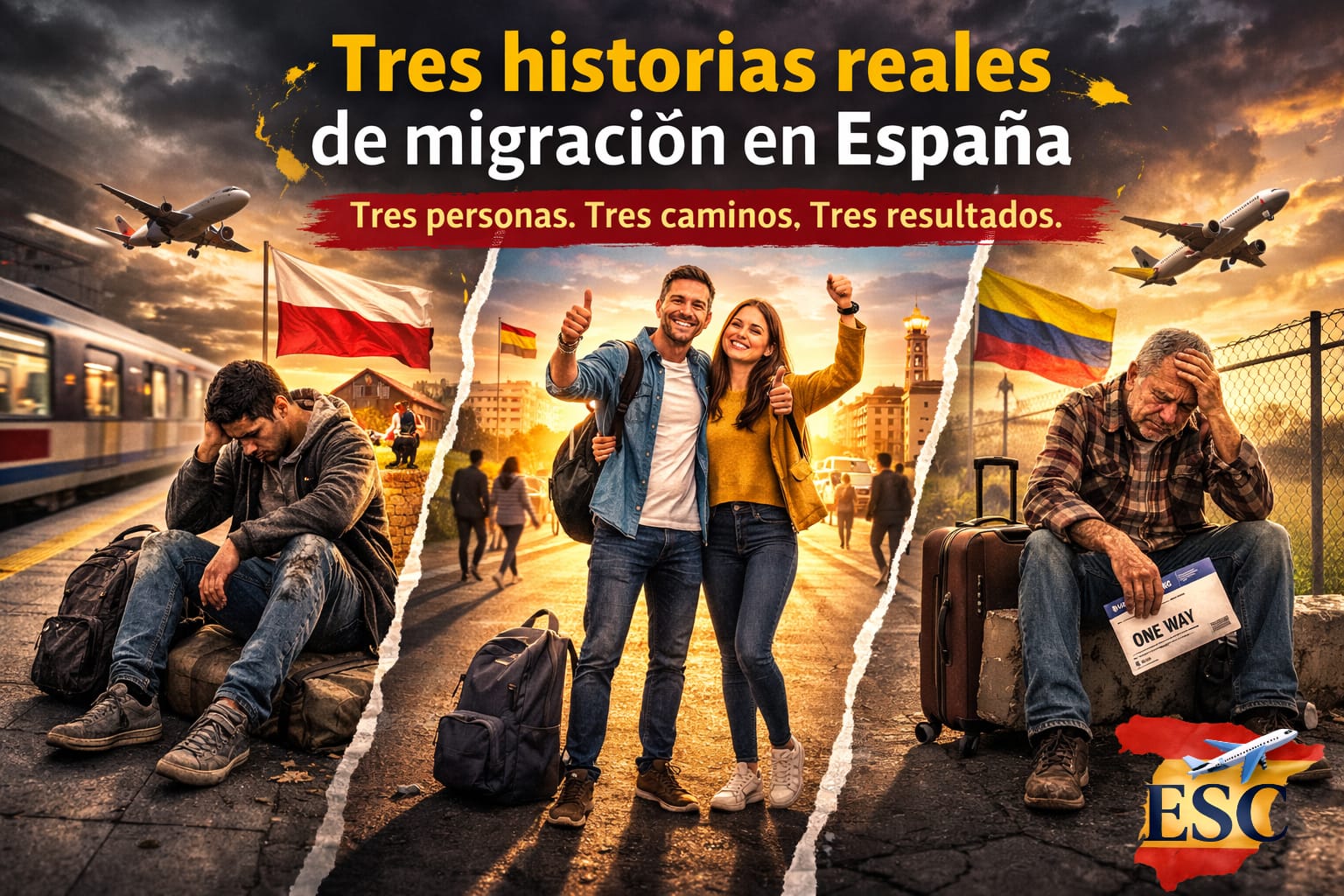 🌍 Tres historias reales de migración en España que casi nadie cuenta