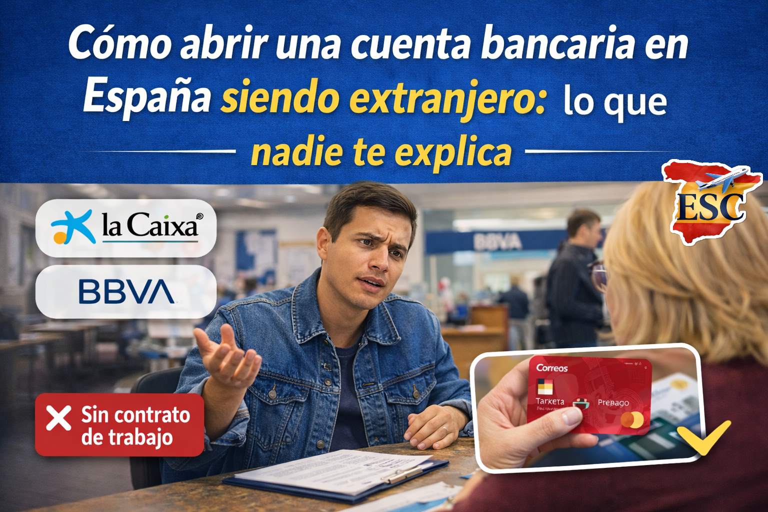 Cómo abrir una cuenta bancaria en España siendo extranjero (lo que nadie te explica)