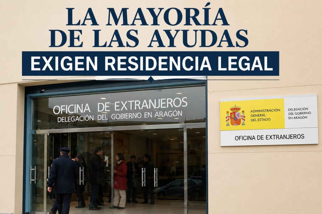 Oficina de Extranjería en España donde se tramitan autorizaciones de residencia y otros procedimientos de inmigración.