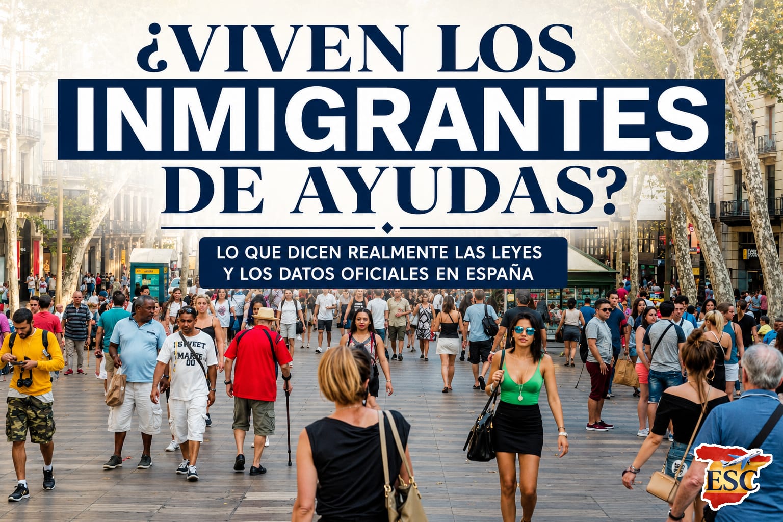 ¿VIVEN LOS INMIGRANTES DE AYUDAS EN ESPAÑA? LO QUE DICEN LOS DATOS OFICIALES